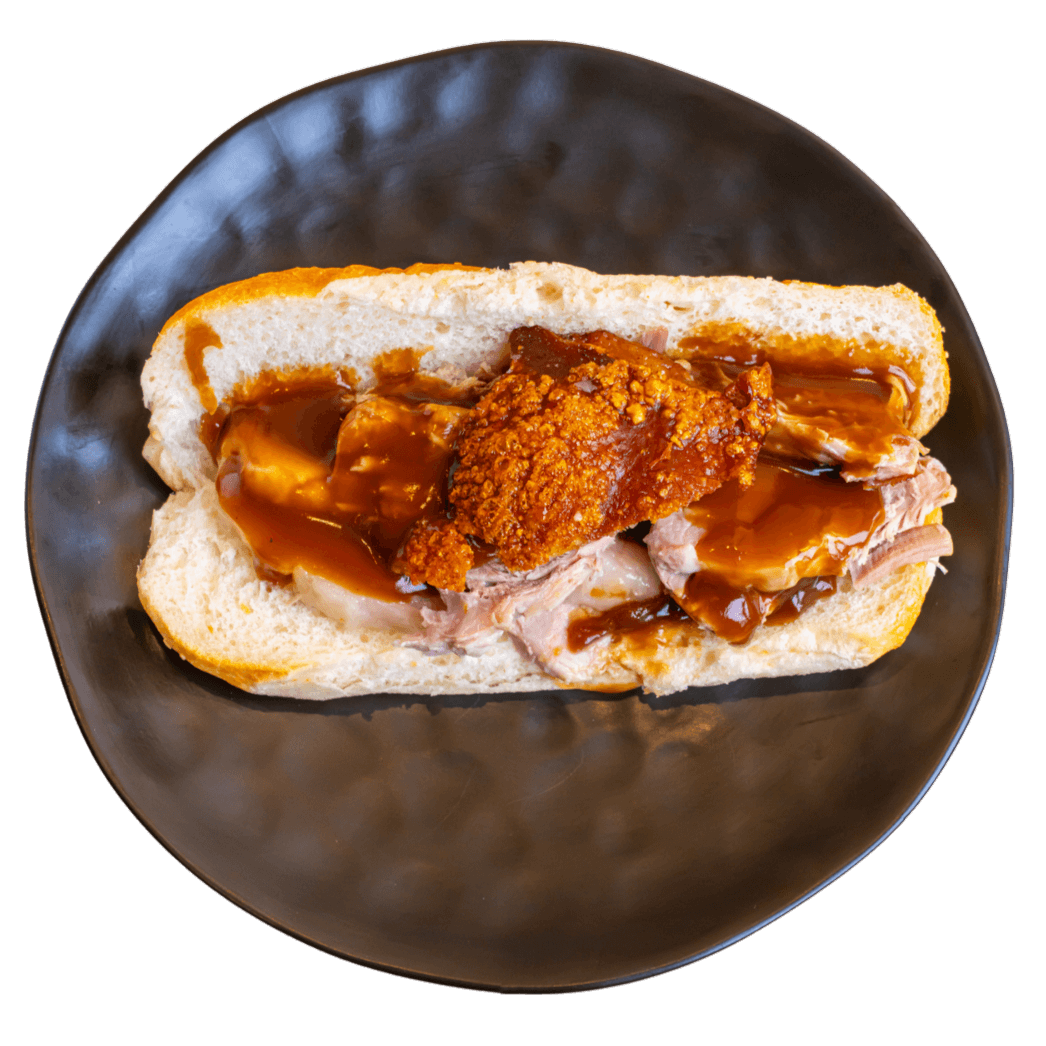 Pork Roll with Gravy